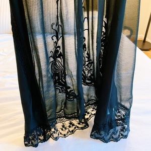 Anthropologie Back Sheer Dress